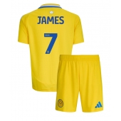 Maillot de football Réplique Leeds United Daniel James #7 Extérieur Enfant 2024-25 Manche Courte (+ Pantalon court)