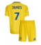 Maillot de football Réplique Leeds United Daniel James #7 Extérieur Enfant 2024-25 Manche Courte (+ Pantalon court)