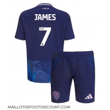 Maillot de football Réplique Leeds United Daniel James #7 Troisième Enfant 2024-25 Manche Courte (+ Pantalon court)