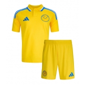 Maillot de football Réplique Leeds United Extérieur Enfant 2024-25 Manche Courte (+ Pantalon court)
