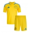 Maillot de football Réplique Leeds United Extérieur Enfant 2024-25 Manche Courte (+ Pantalon court)