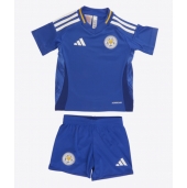 Maillot de football Réplique Leicester City Domicile Enfant 2024-25 Manche Courte (+ Pantalon court)