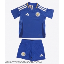 Maillot de football Réplique Leicester City Domicile Enfant 2024-25 Manche Courte (+ Pantalon court)
