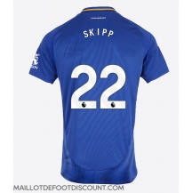 Maillot de football Réplique Leicester City Oliver Skipp #22 Domicile 2024-25 Manche Courte