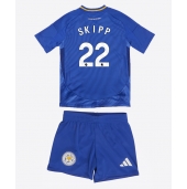 Maillot de football Réplique Leicester City Oliver Skipp #22 Domicile Enfant 2024-25 Manche Courte (+ Pantalon court)