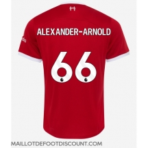 Maillot de football Réplique Liverpool Alexander-Arnold #66 Domicile 2023-24 Manche Courte