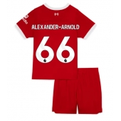 Maillot de football Réplique Liverpool Alexander-Arnold #66 Domicile Enfant 2023-24 Manche Courte (+ Pantalon court)