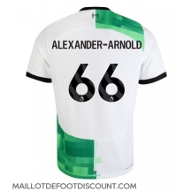 Maillot de football Réplique Liverpool Alexander-Arnold #66 Extérieur 2023-24 Manche Courte
