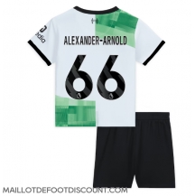 Maillot de football Réplique Liverpool Alexander-Arnold #66 Extérieur Enfant 2023-24 Manche Courte (+ Pantalon court)