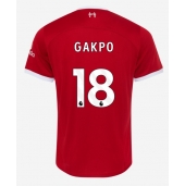 Maillot de football Réplique Liverpool Cody Gakpo #18 Domicile 2023-24 Manche Courte