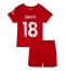 Maillot de football Réplique Liverpool Cody Gakpo #18 Domicile Enfant 2023-24 Manche Courte (+ Pantalon court)
