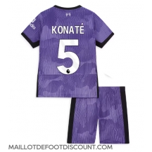 Maillot de football Réplique Liverpool Ibrahima Konate #5 Troisième Enfant 2023-24 Manche Courte (+ Pantalon court)