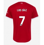Maillot de football Réplique Liverpool Luis Diaz #7 Domicile 2023-24 Manche Courte