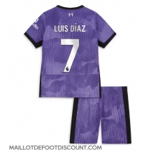 Maillot de football Réplique Liverpool Luis Diaz #7 Troisième Enfant 2023-24 Manche Courte (+ Pantalon court)