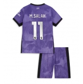 Maillot de football Réplique Liverpool Mohamed Salah #11 Troisième Enfant 2023-24 Manche Courte (+ Pantalon court)