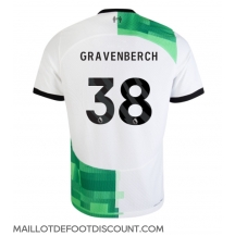Maillot de football Réplique Liverpool Ryan Gravenberch #38 Extérieur 2023-24 Manche Courte