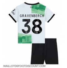 Maillot de football Réplique Liverpool Ryan Gravenberch #38 Extérieur Enfant 2023-24 Manche Courte (+ Pantalon court)