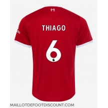 Maillot de football Réplique Liverpool Thiago Alcantara #6 Domicile 2023-24 Manche Courte