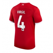 Maillot de football Réplique Liverpool Virgil van Dijk #4 Domicile 2023-24 Manche Courte
