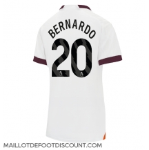 Maillot de football Réplique Manchester City Bernardo Silva #20 Extérieur Femme 2023-24 Manche Courte