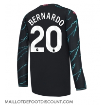 Maillot de football Réplique Manchester City Bernardo Silva #20 Troisième 2023-24 Manche Longue