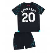 Maillot de football Réplique Manchester City Bernardo Silva #20 Troisième Enfant 2023-24 Manche Courte (+ Pantalon court)