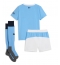 Maillot de football Réplique Manchester City Domicile Enfant 2025-26 Manche Courte (+ Pantalon court)