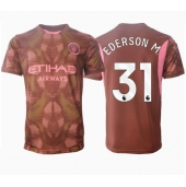 Maillot de football Réplique Manchester City Ederson Moraes #31 Gardien de but Domicile 2024-25 Manche Courte
