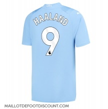 Maillot de football Réplique Manchester City Erling Haaland #9 Domicile 2023-24 Manche Courte