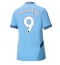 Maillot de football Réplique Manchester City Erling Haaland #9 Domicile Femme 2024-25 Manche Courte