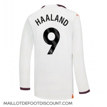 Maillot de football Réplique Manchester City Erling Haaland #9 Extérieur 2023-24 Manche Longue