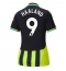 Maillot de football Réplique Manchester City Erling Haaland #9 Extérieur Femme 2024-25 Manche Courte