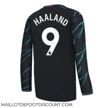 Maillot de football Réplique Manchester City Erling Haaland #9 Troisième 2023-24 Manche Longue