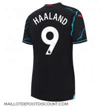Maillot de football Réplique Manchester City Erling Haaland #9 Troisième Femme 2023-24 Manche Courte
