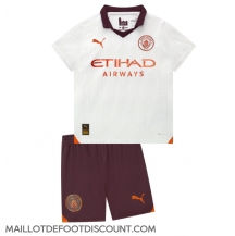 Maillot de football Réplique Manchester City Extérieur Enfant 2023-24 Manche Courte (+ Pantalon court)