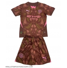 Maillot de football Réplique Manchester City Gardien de but Domicile Enfant 2024-25 Manche Courte (+ Pantalon court)