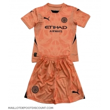 Maillot de football Réplique Manchester City Gardien de but Extérieur Enfant 2024-25 Manche Courte (+ Pantalon court)