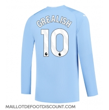 Maillot de football Réplique Manchester City Jack Grealish #10 Domicile 2023-24 Manche Longue