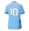 Maillot de football Réplique Manchester City Jack Grealish #10 Domicile Femme 2024-25 Manche Courte