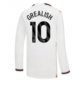 Maillot de football Réplique Manchester City Jack Grealish #10 Extérieur 2023-24 Manche Longue