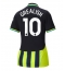 Maillot de football Réplique Manchester City Jack Grealish #10 Extérieur Femme 2024-25 Manche Courte