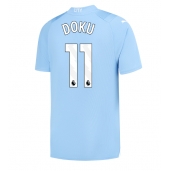 Maillot de football Réplique Manchester City Jeremy Doku #11 Domicile 2023-24 Manche Courte