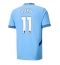 Maillot de football Réplique Manchester City Jeremy Doku #11 Domicile 2024-25 Manche Courte