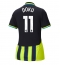 Maillot de football Réplique Manchester City Jeremy Doku #11 Extérieur Femme 2024-25 Manche Courte