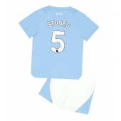 Maillot de football Réplique Manchester City John Stones #5 Domicile Enfant 2023-24 Manche Courte (+ Pantalon court)