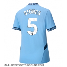 Maillot de football Réplique Manchester City John Stones #5 Domicile Femme 2024-25 Manche Courte