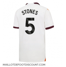 Maillot de football Réplique Manchester City John Stones #5 Extérieur 2023-24 Manche Courte