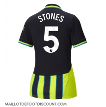 Maillot de football Réplique Manchester City John Stones #5 Extérieur Femme 2024-25 Manche Courte