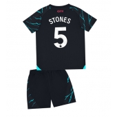 Maillot de football Réplique Manchester City John Stones #5 Troisième Enfant 2023-24 Manche Courte (+ Pantalon court)