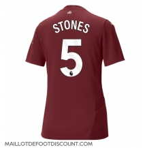 Maillot de football Réplique Manchester City John Stones #5 Troisième Femme 2024-25 Manche Courte